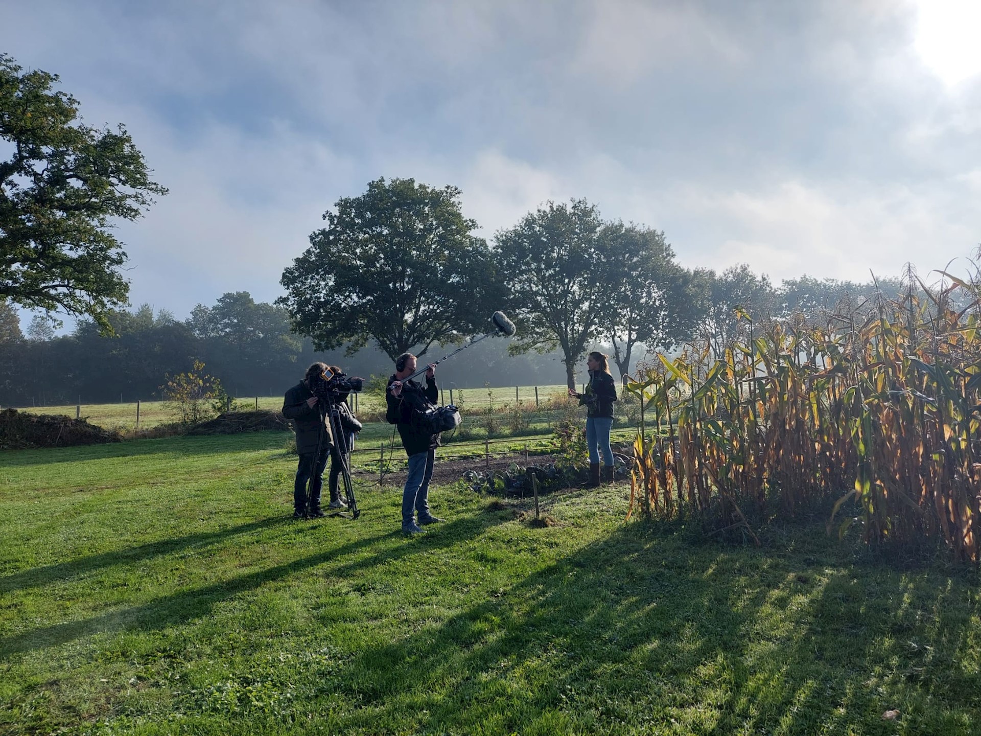 Zelfoogsttuin te zien in BinnensteBuiten